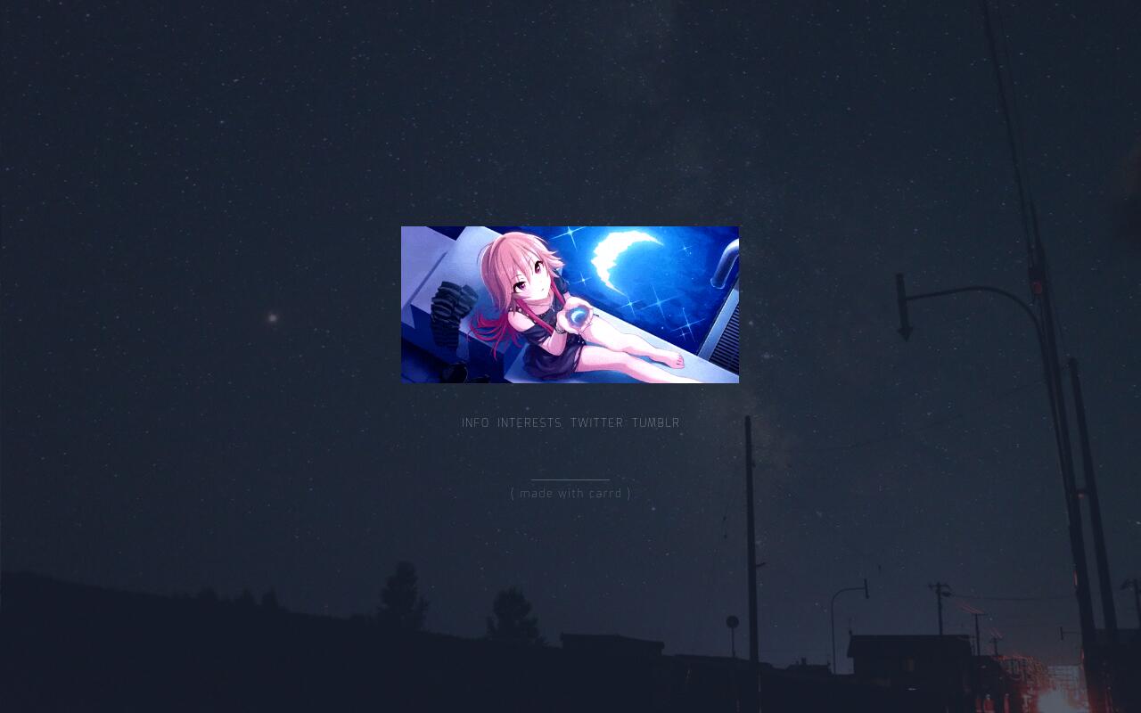 Carrd profile picture for @bless